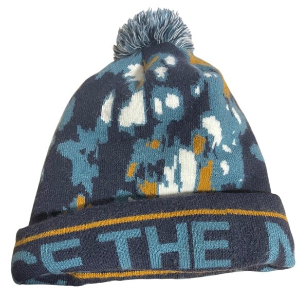 The North Face Ski Tuke Winter PomPom Hat One Size Youth Junior - Picture 2 of 7